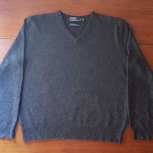 Polo v-neck sweater
